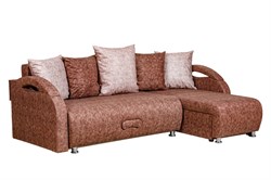 Угловой диван Юпитер Тефи коричневый - фото 4629